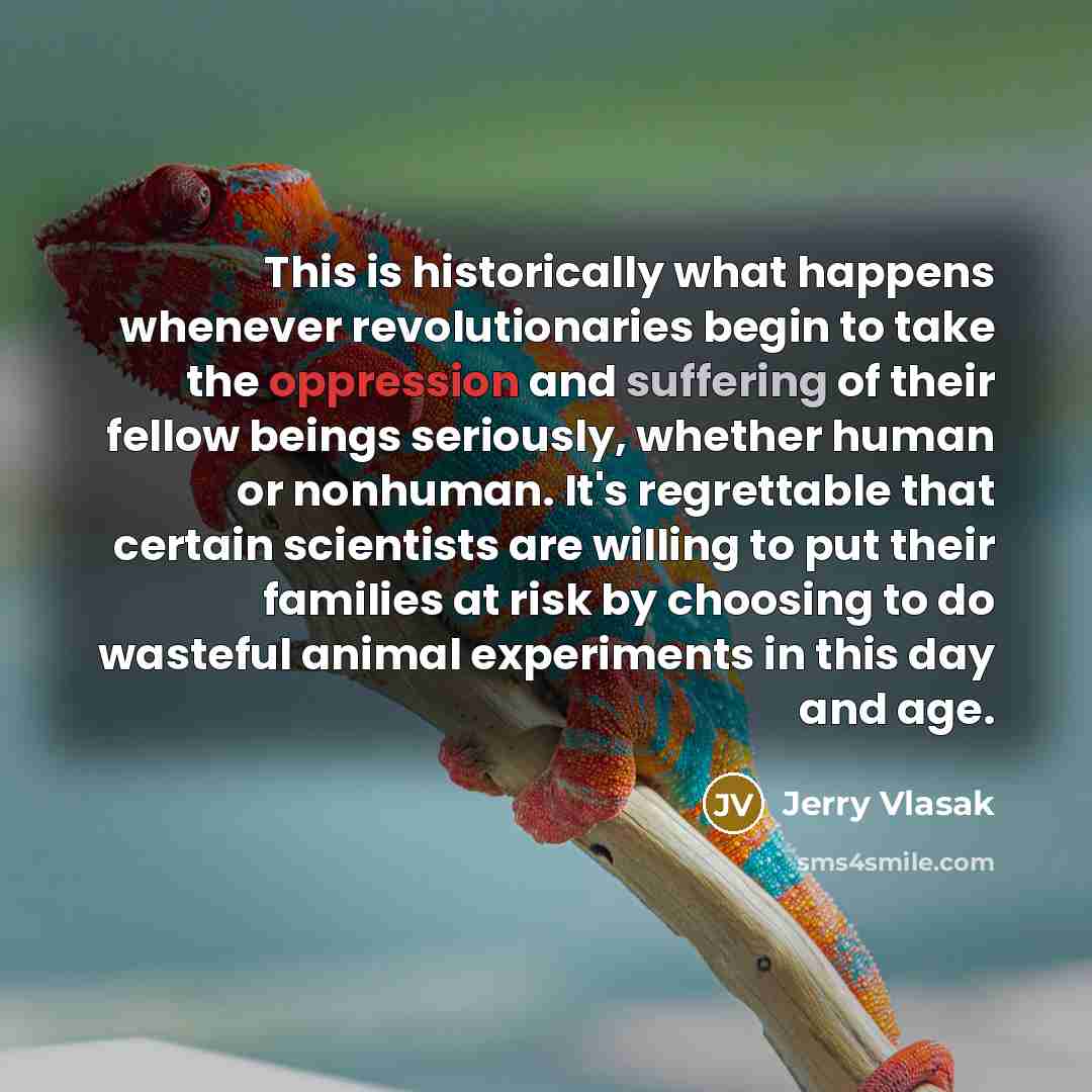 “This is historically what happens whenever revolutionaries begin to take…” quote by Jerry Vlasak
