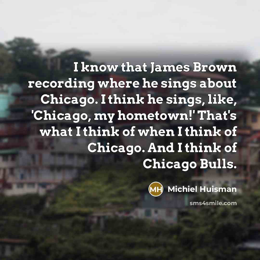 “I know that James Brown recording where he sings about…” quote by Michiel Huisman