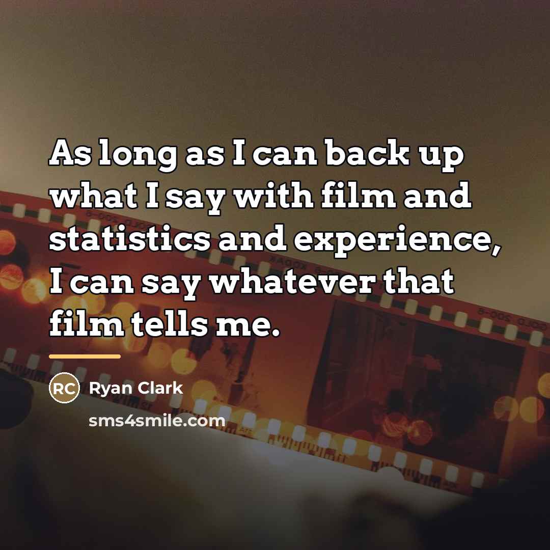“As long as I can back up what I say…” quote by Ryan Clark
