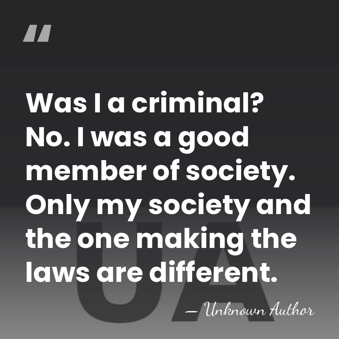 Was I a criminal? No. I was a good member of society.&hellip; - Owsley Stanley