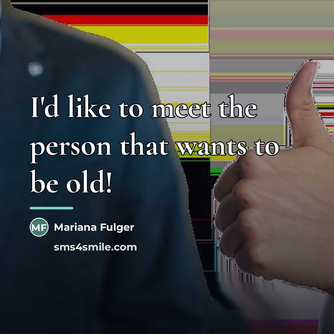 “I'd like to meet the person that wants to be…” quote by Mariana Fulger