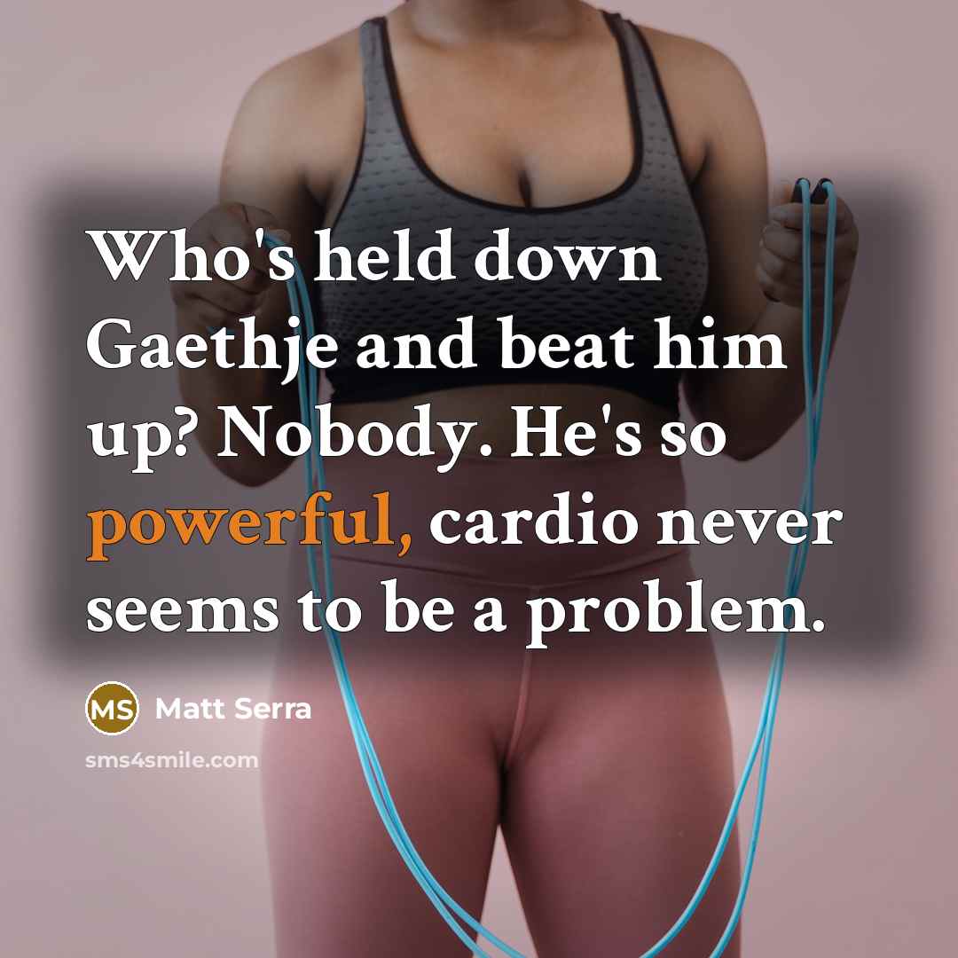 “Who's held down Gaethje and beat him up? Nobody. He's…” quote by Matt Serra