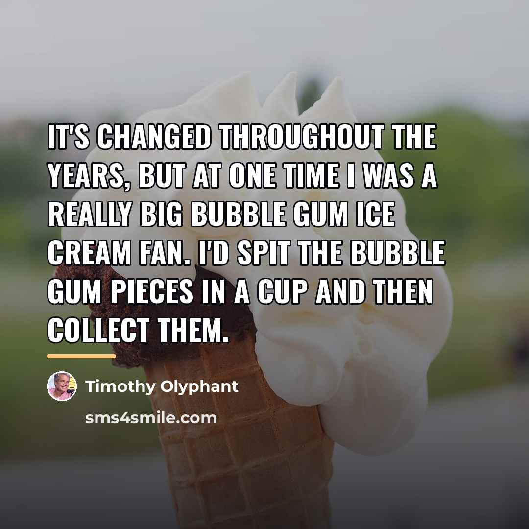 “It's changed throughout the years, but at one time I…” quote by Timothy Olyphant