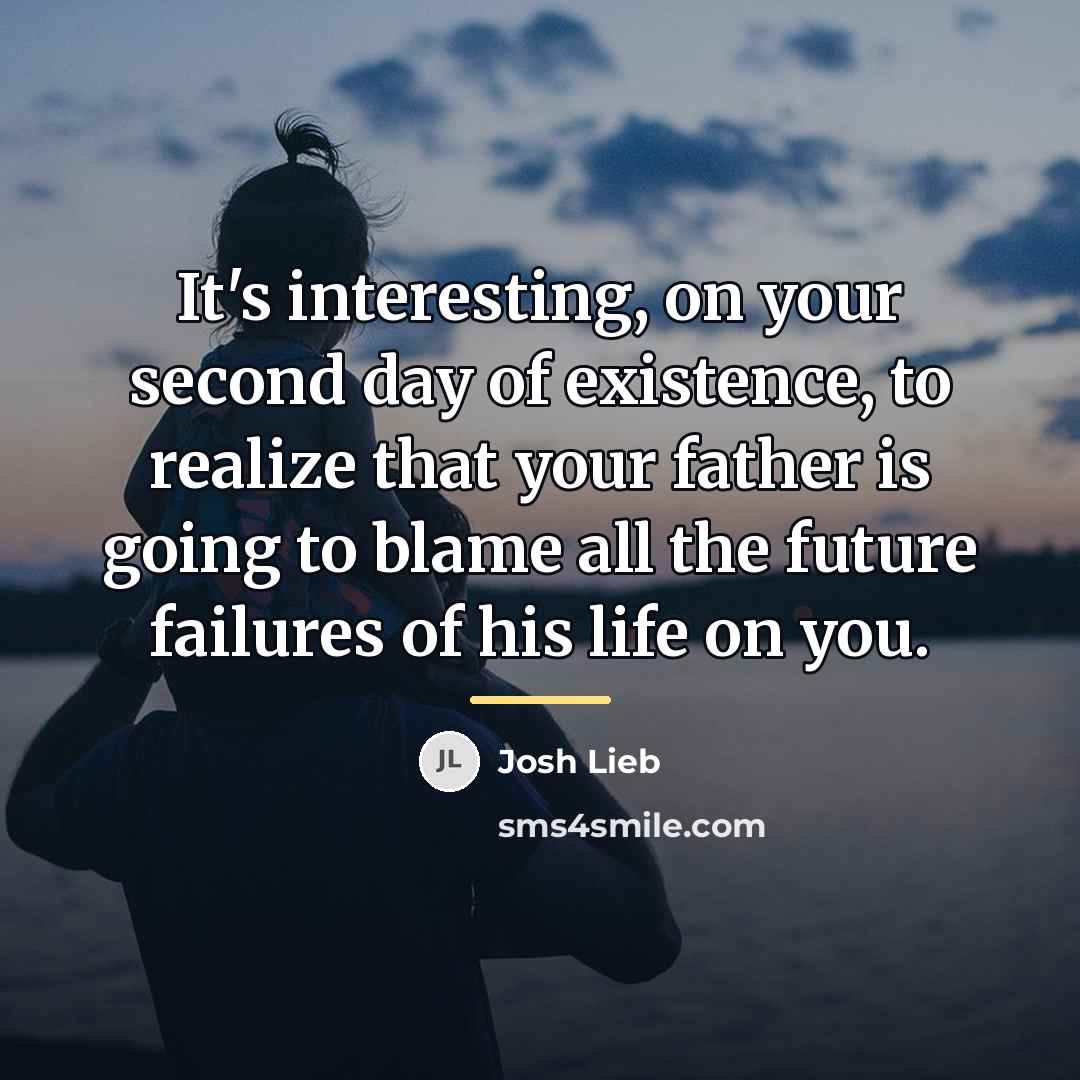 “It's interesting, on your second day of existence, to realize…” quote by Josh Lieb