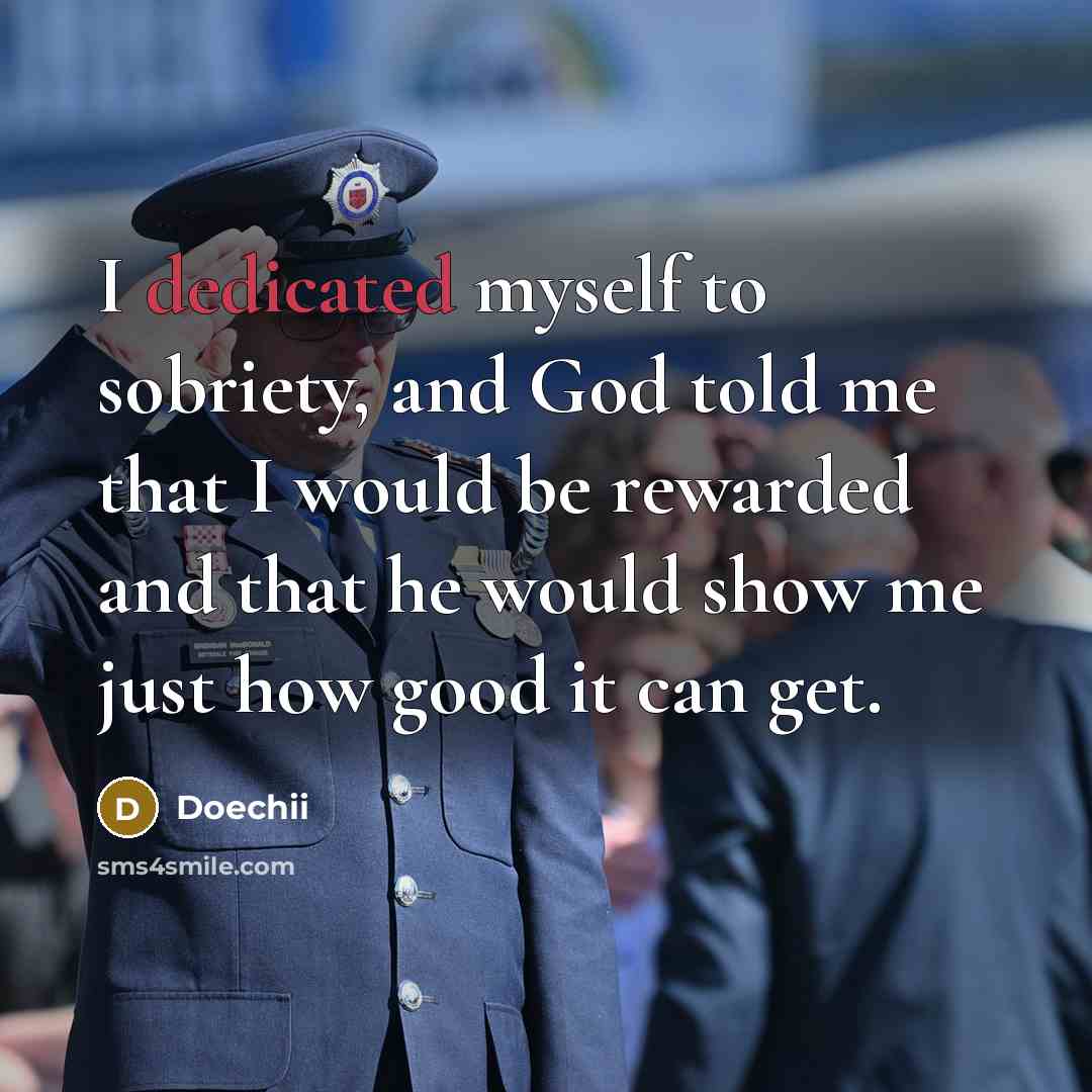 “I dedicated myself to sobriety, and God told me that…” quote by Doechii