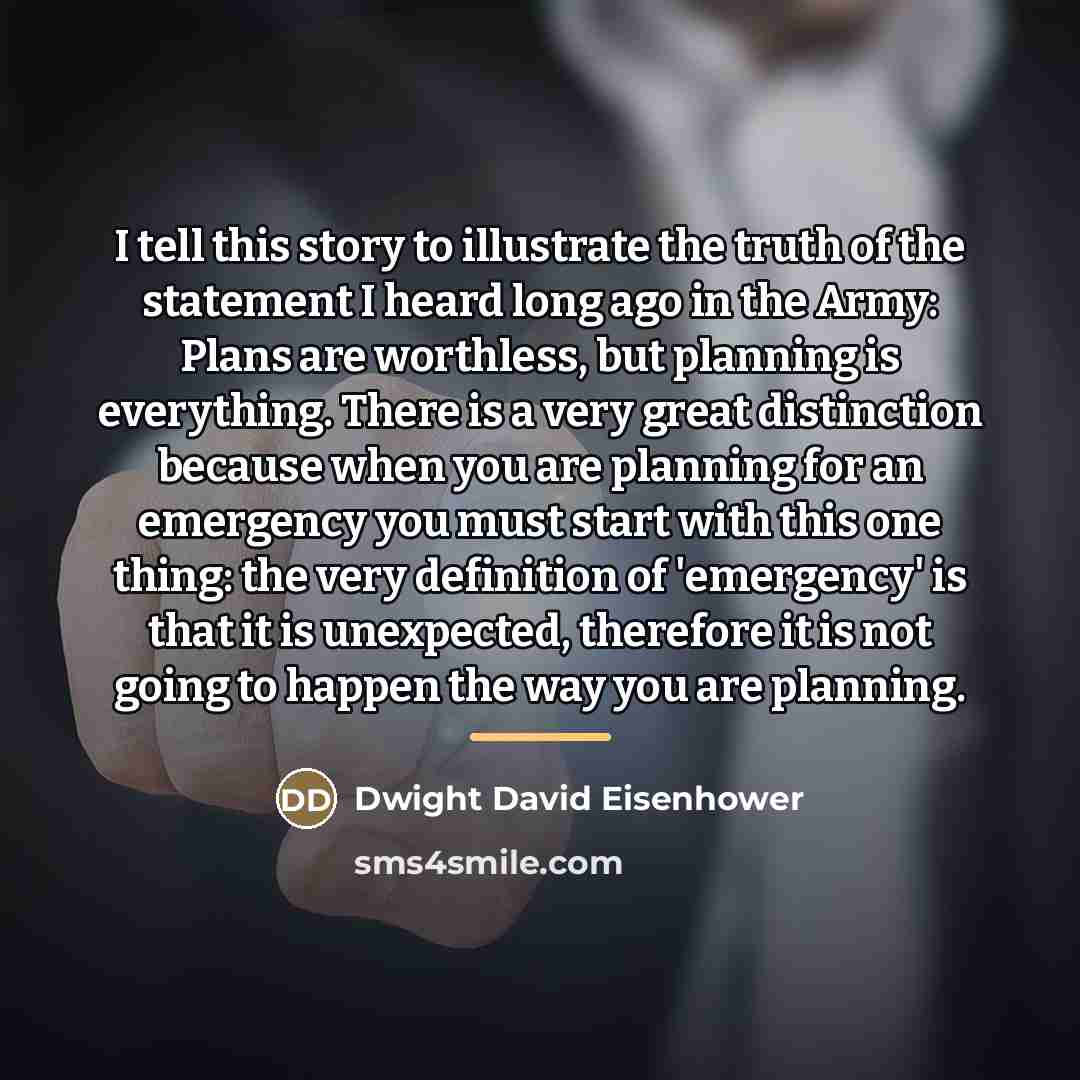 “I tell this story to illustrate the truth of the…” quote by Dwight David Eisenhower