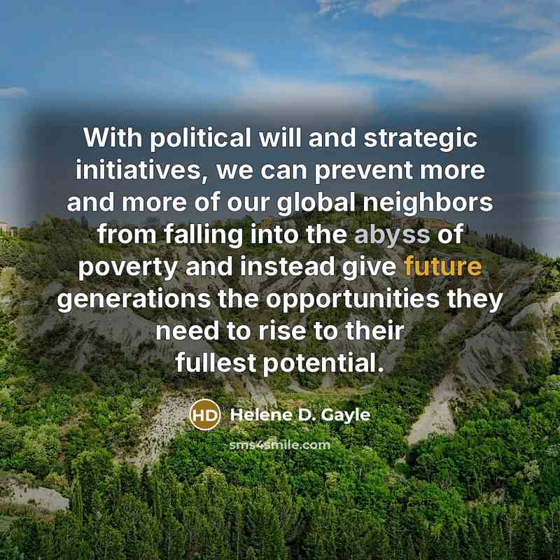 “With political will and strategic initiatives, we can prevent more…” quote by Helene D. Gayle