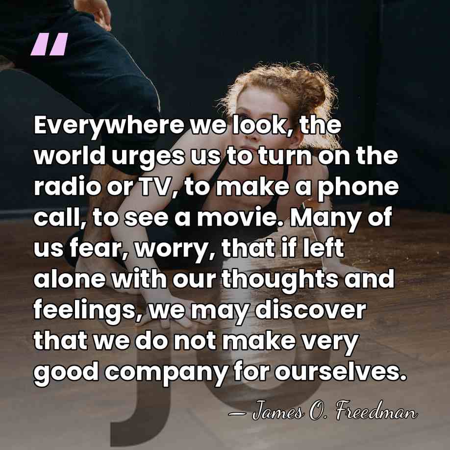 Everywhere we look, the world urges us to turn on the radio&hellip; - James O. Freedman