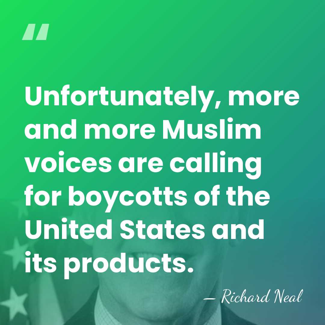 Unfortunately, more and more Muslim voices are calling for boycotts of the&hellip; - Richard Neal