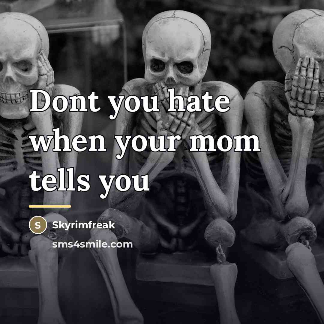 “Dont you hate when your mom tells you…” quote by Skyrimfreak