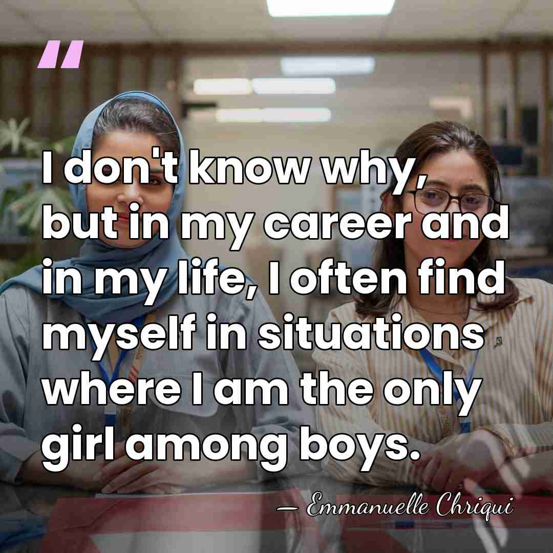 I don't know why, but in my career and in my life,&hellip; - Emmanuelle Chriqui