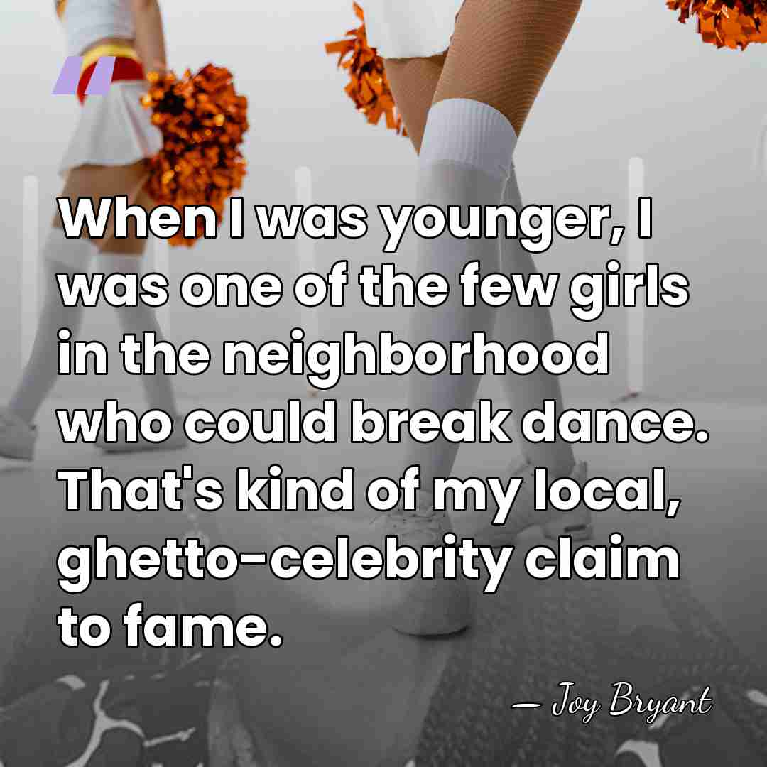 When I was younger, I was one of the few girls in&hellip; - Joy Bryant