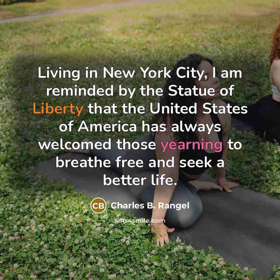 “Living in New York City, I am reminded by the…” quote by Charles B. Rangel