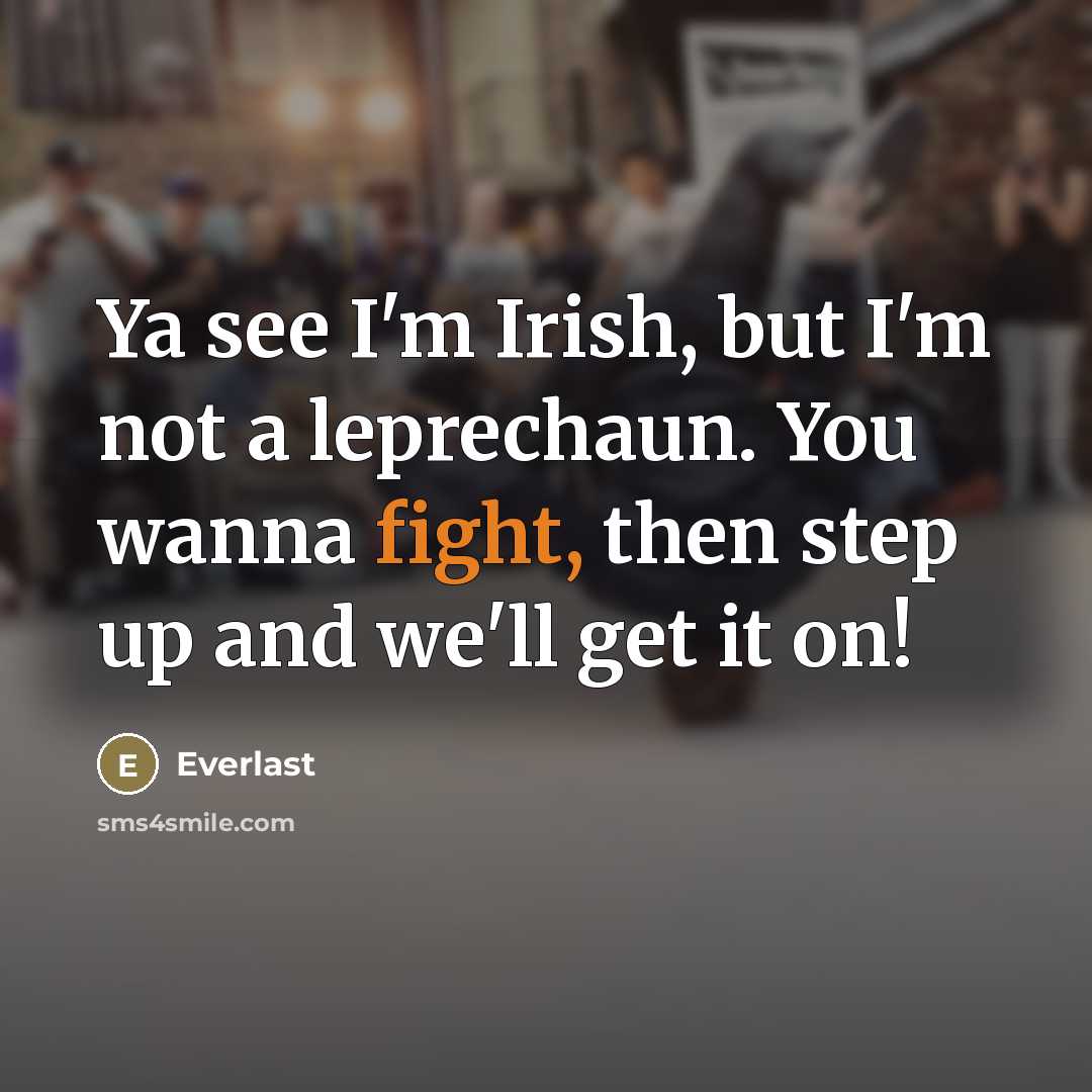 “Ya see I'm Irish, but I'm not a leprechaun. You…” quote by Everlast