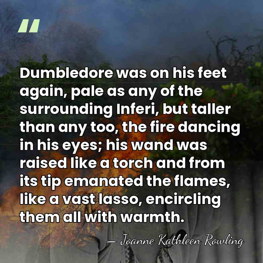 Dumbledore was on his feet again, pale as any of the surrounding&hellip; - Joanne Kathleen Rowling