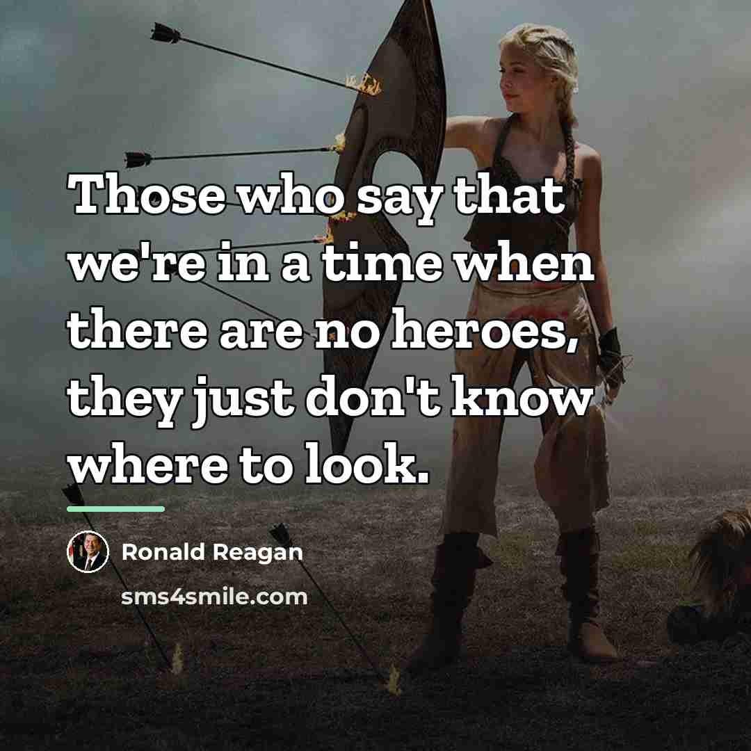“Those who say that we're in a time when there…” quote by Ronald Reagan