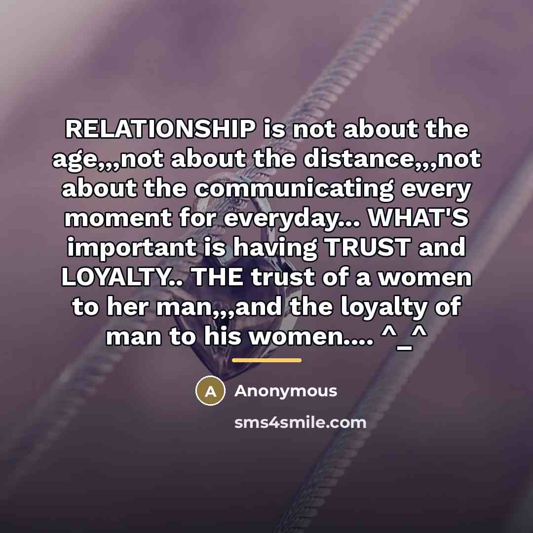 “RELATIONSHIP is not about the age,,,not about the distance,,,not about…” quote by Anonymous