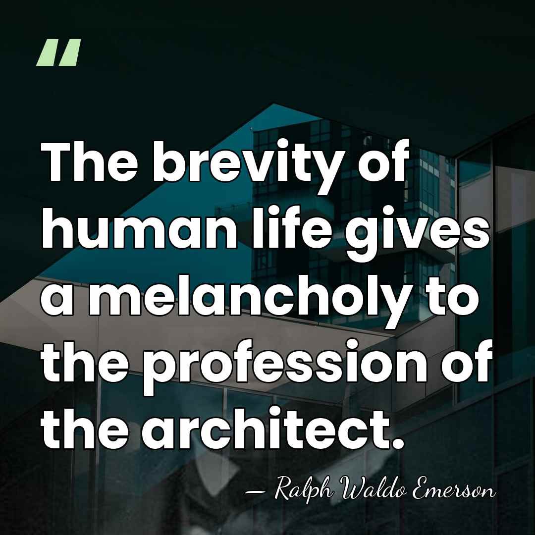 The brevity of human life gives a melancholy to the profession of&hellip; - Ralph Waldo Emerson