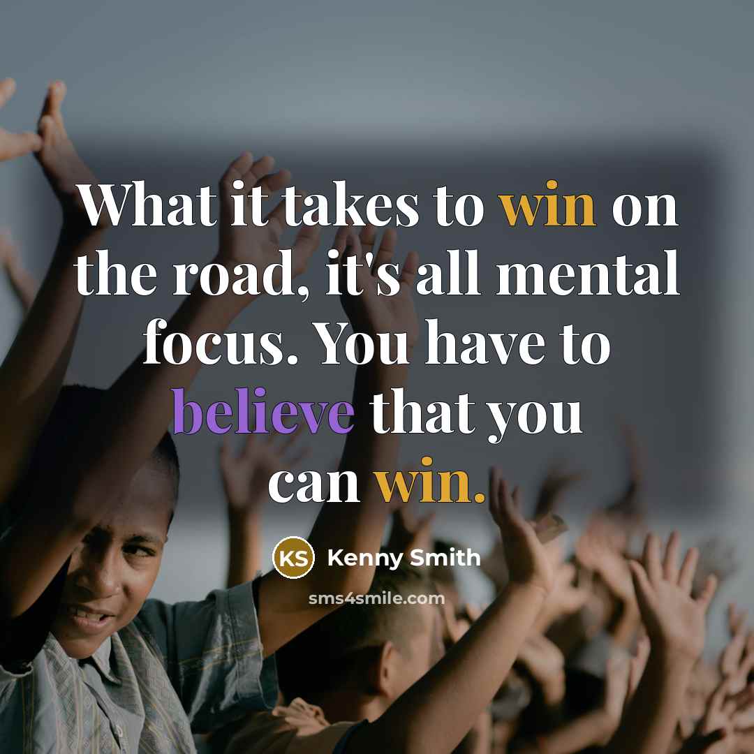 “What it takes to win on the road, it's all…” quote by Kenny Smith