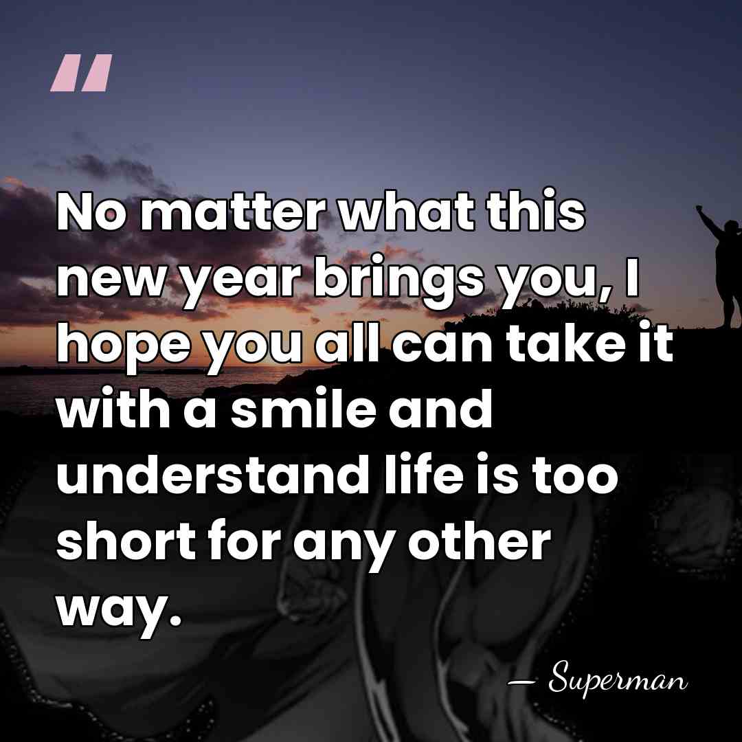 No matter what this new year brings you, I hope you all&hellip; - Superman