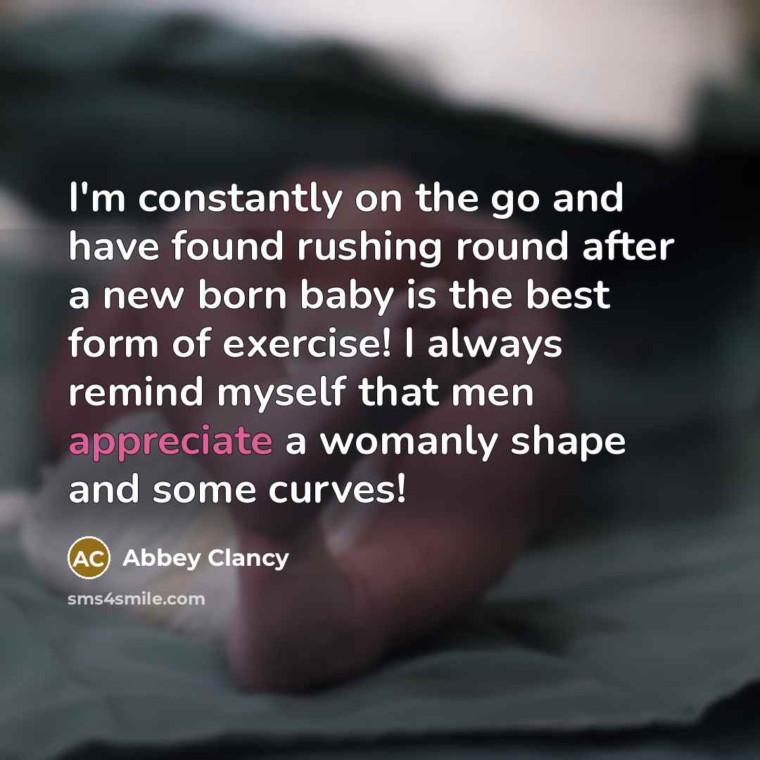 “I'm constantly on the go and have found rushing round…” quote by Abbey Clancy