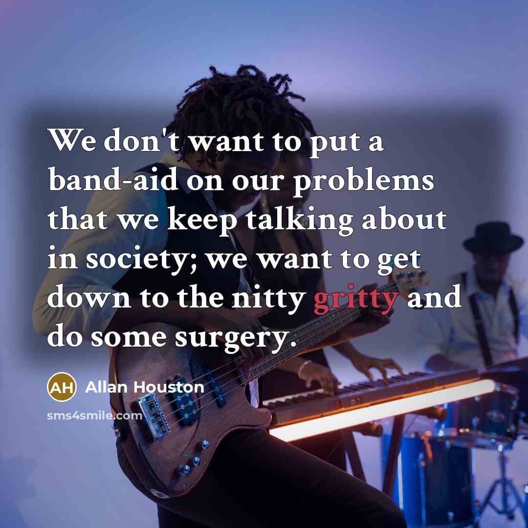 “We don't want to put a band-aid on our problems…” quote by Allan Houston