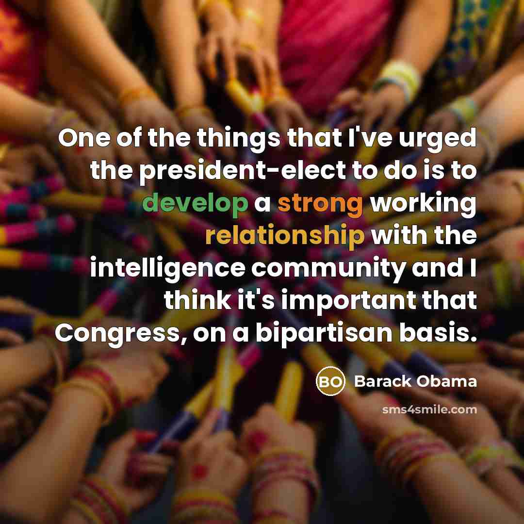 “One of the things that I've urged the president-elect to…” quote by Barack Obama