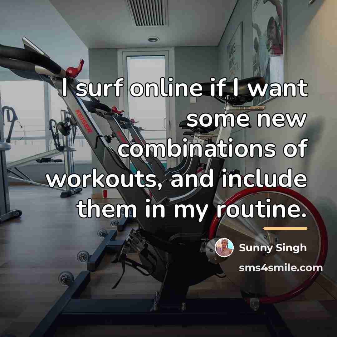 “I surf online if I want some new combinations of…” quote by Sunny Singh