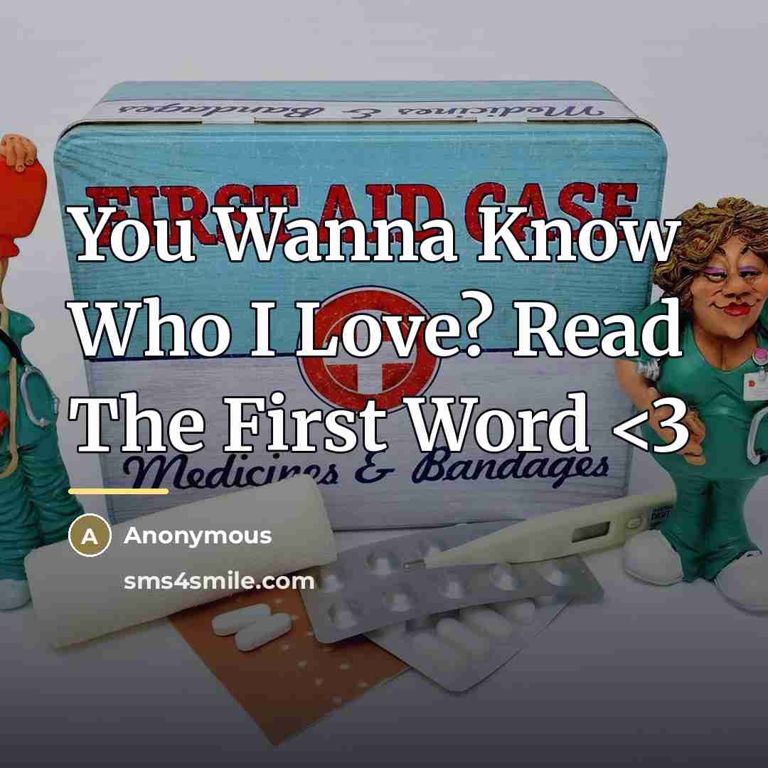 “You Wanna Know Who I Love? Read The First Word…” quote by Juliana <3 <3 <3