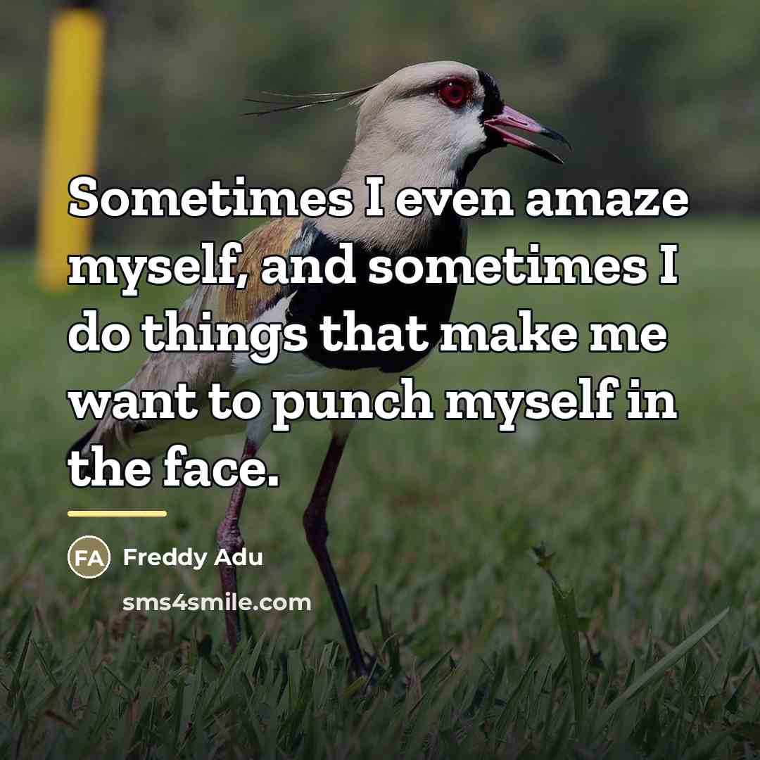 “Sometimes I even amaze myself, and sometimes I do things…” quote by Freddy Adu