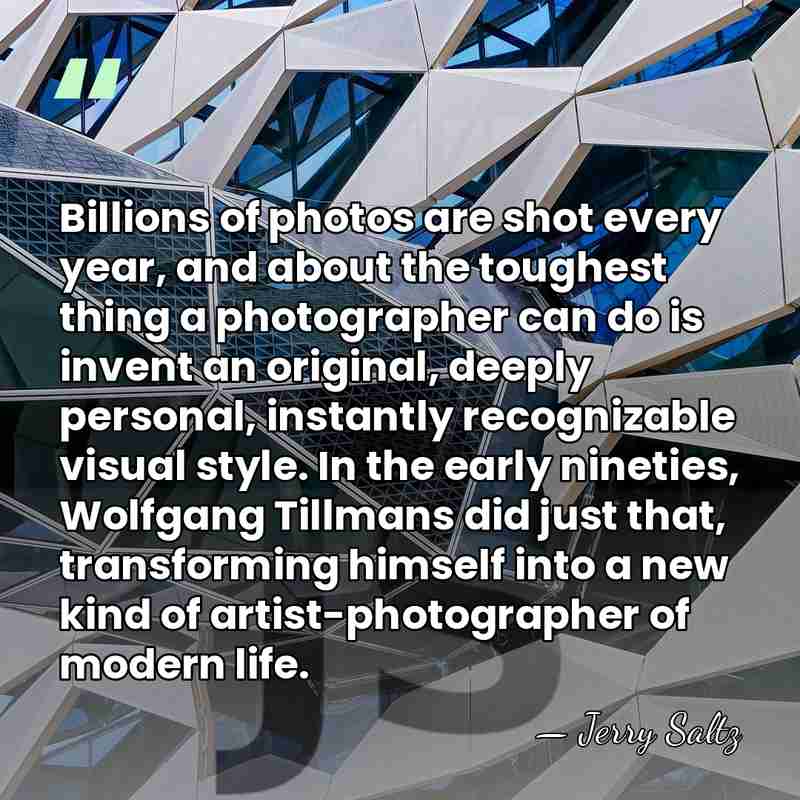 Billions of photos are shot every year, and about the toughest thing&hellip; - Jerry Saltz