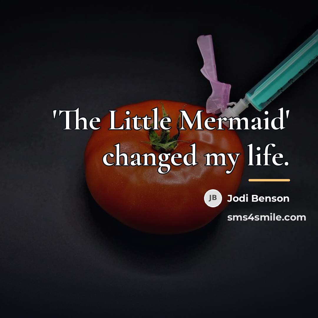 “'The Little Mermaid' changed my life.…” quote by Jodi Benson