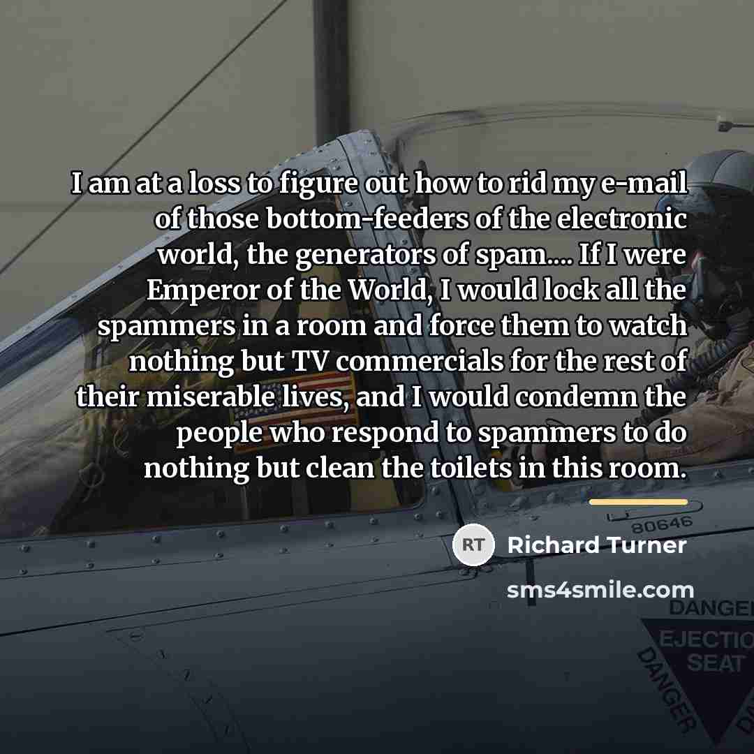 “I am at a loss to figure out how to…” quote by Richard Turner