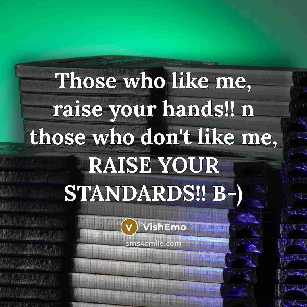 “Those who like me, raise your hands!! n those who…” quote by VishEmo