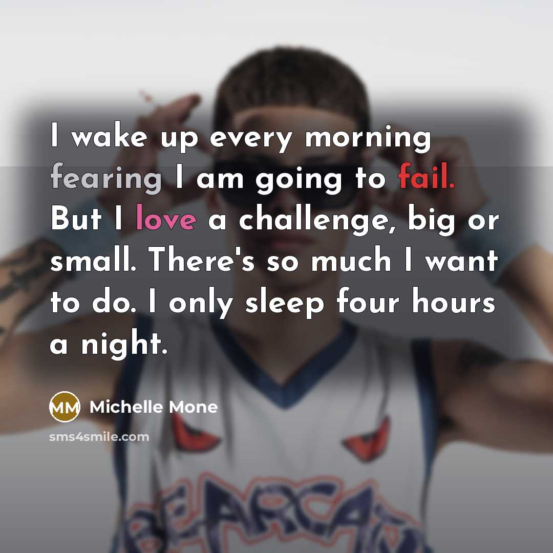 “I wake up every morning fearing I am going to…” quote by Michelle Mone