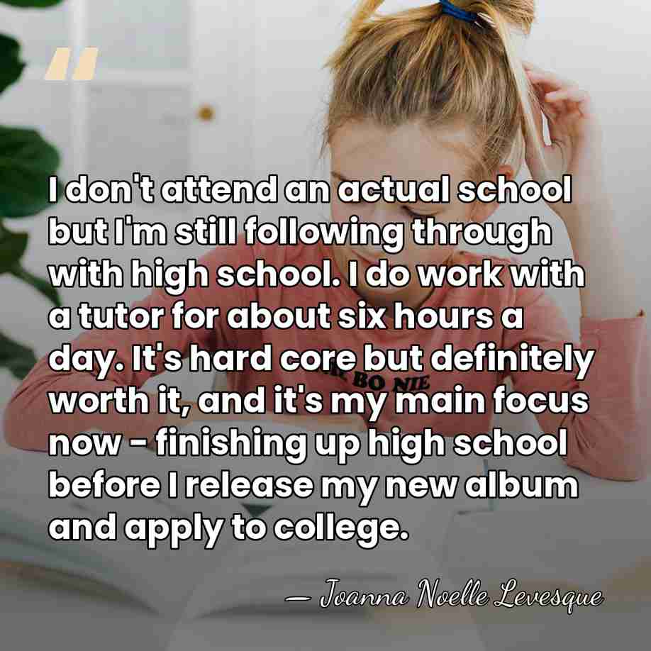 I don't attend an actual school but I'm still following through with&hellip; - Joanna Noelle Levesque
