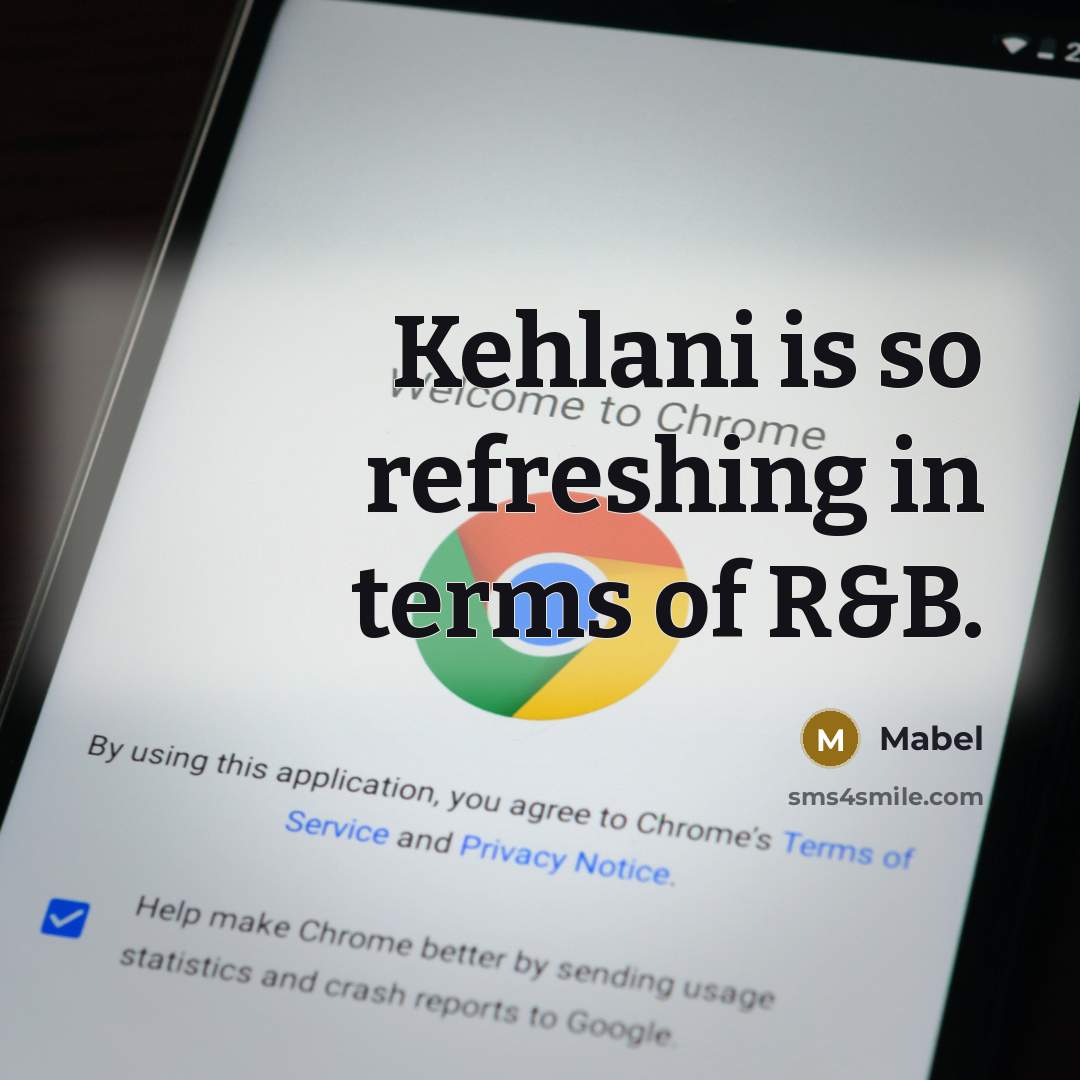 “Kehlani is so refreshing in terms of R&B.…” quote by Mabel