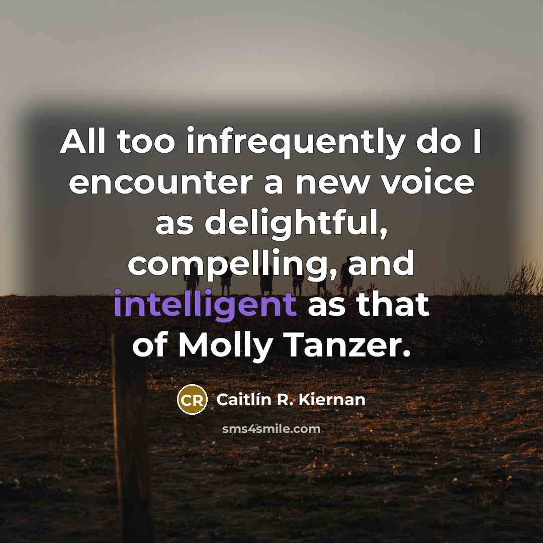 “All too infrequently do I encounter a new voice as…” quote by Caitlín R. Kiernan