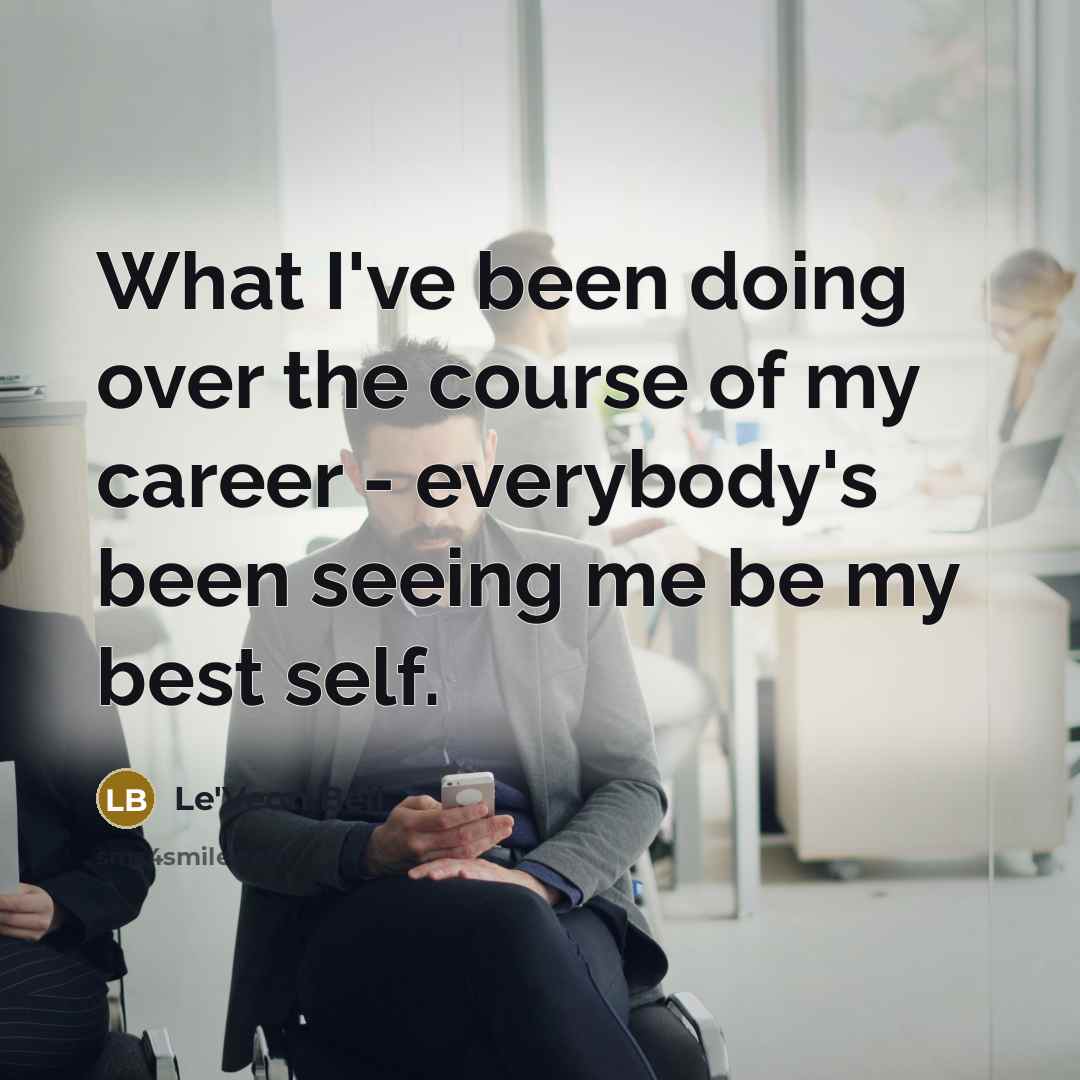 “What I've been doing over the course of my career…” quote by Le'Veon Bell