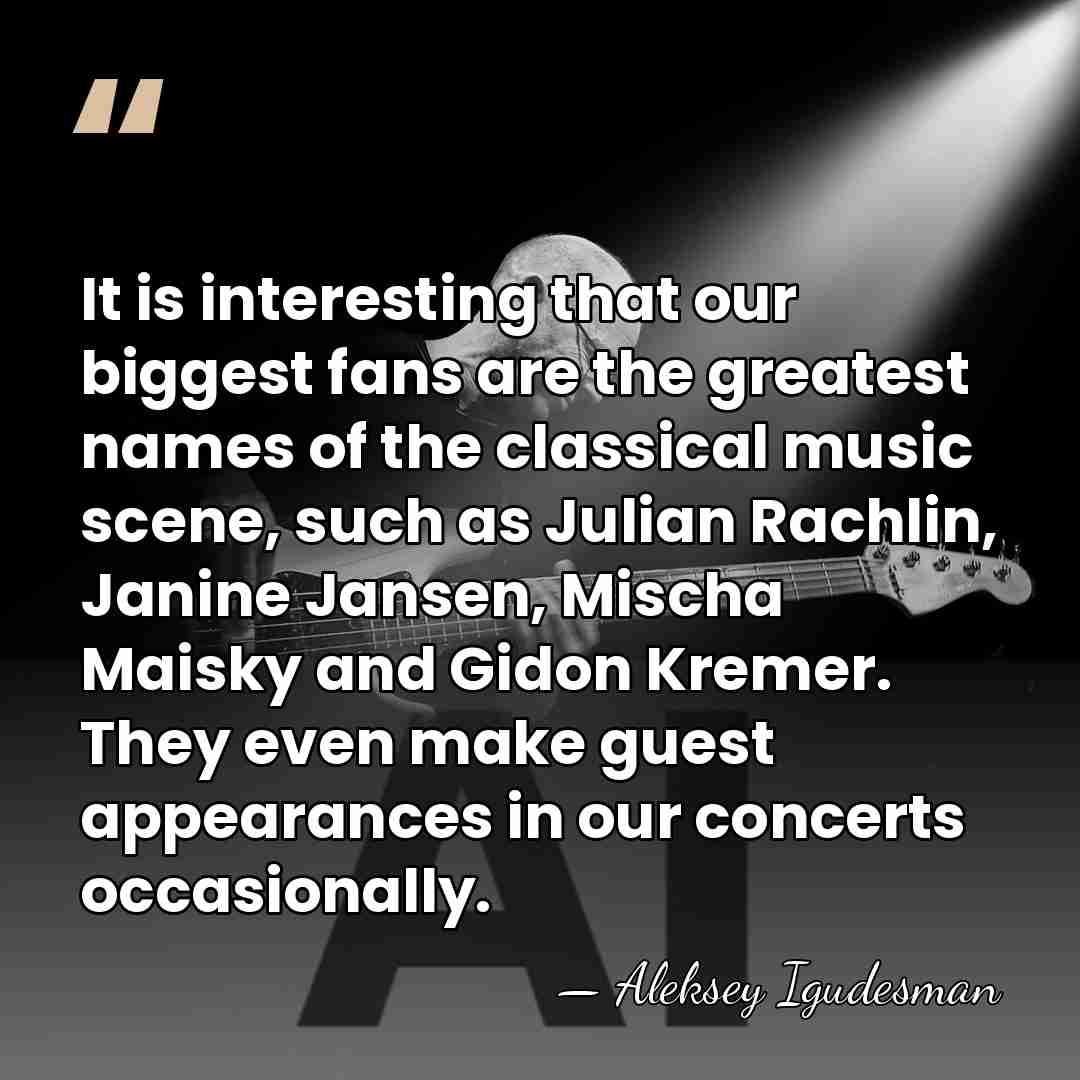 It is interesting that our biggest fans are the greatest names of&hellip; - Aleksey Igudesman
