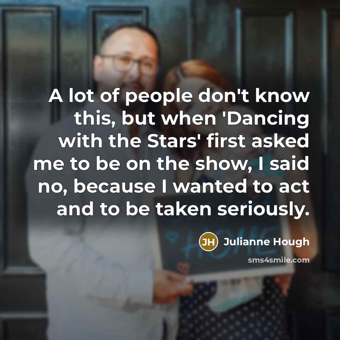 “A lot of people don't know this, but when 'Dancing…” quote by Julianne Hough