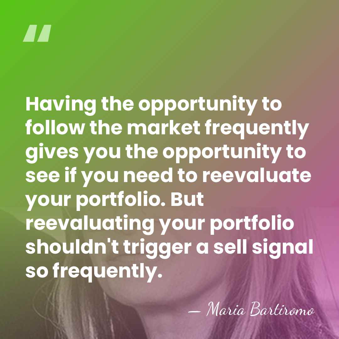 Having the opportunity to follow the market frequently gives you the opportunity&hellip; - Maria Bartiromo