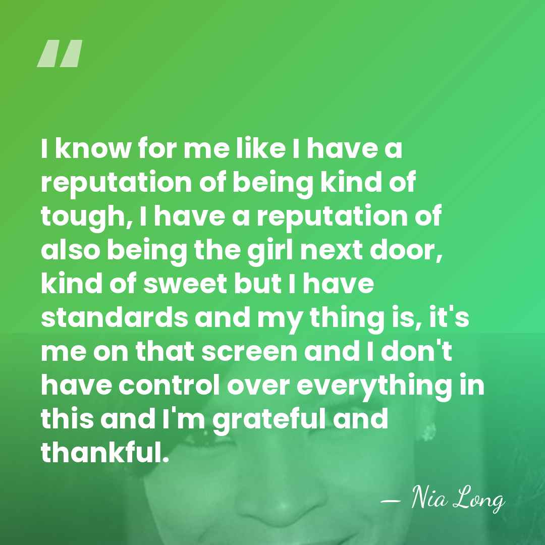 I know for me like I have a reputation of being kind&hellip; - Nia Long