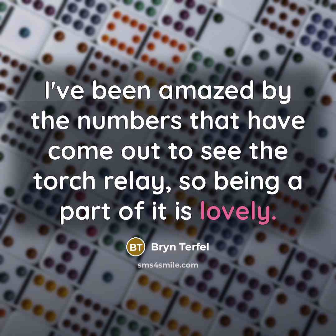 “I've been amazed by the numbers that have come out…” quote by Bryn Terfel