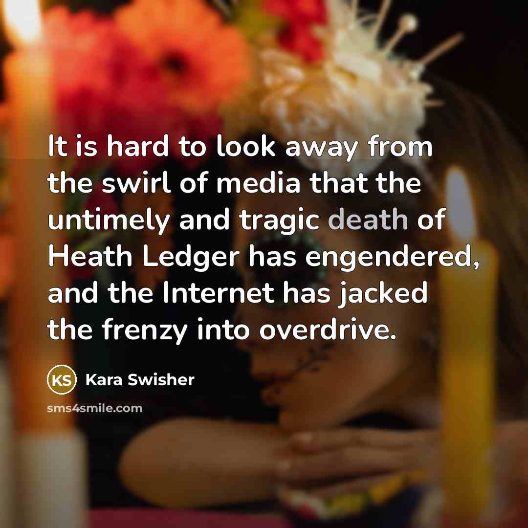 “It is hard to look away from the swirl of…” quote by Kara Swisher