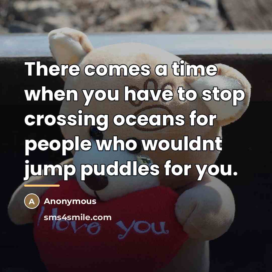 “There comes a time when you have to stop crossing…” quote by Anonymous