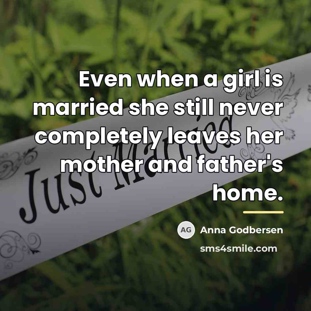 “Even when a girl is married she still never completely…” quote by Anna Godbersen