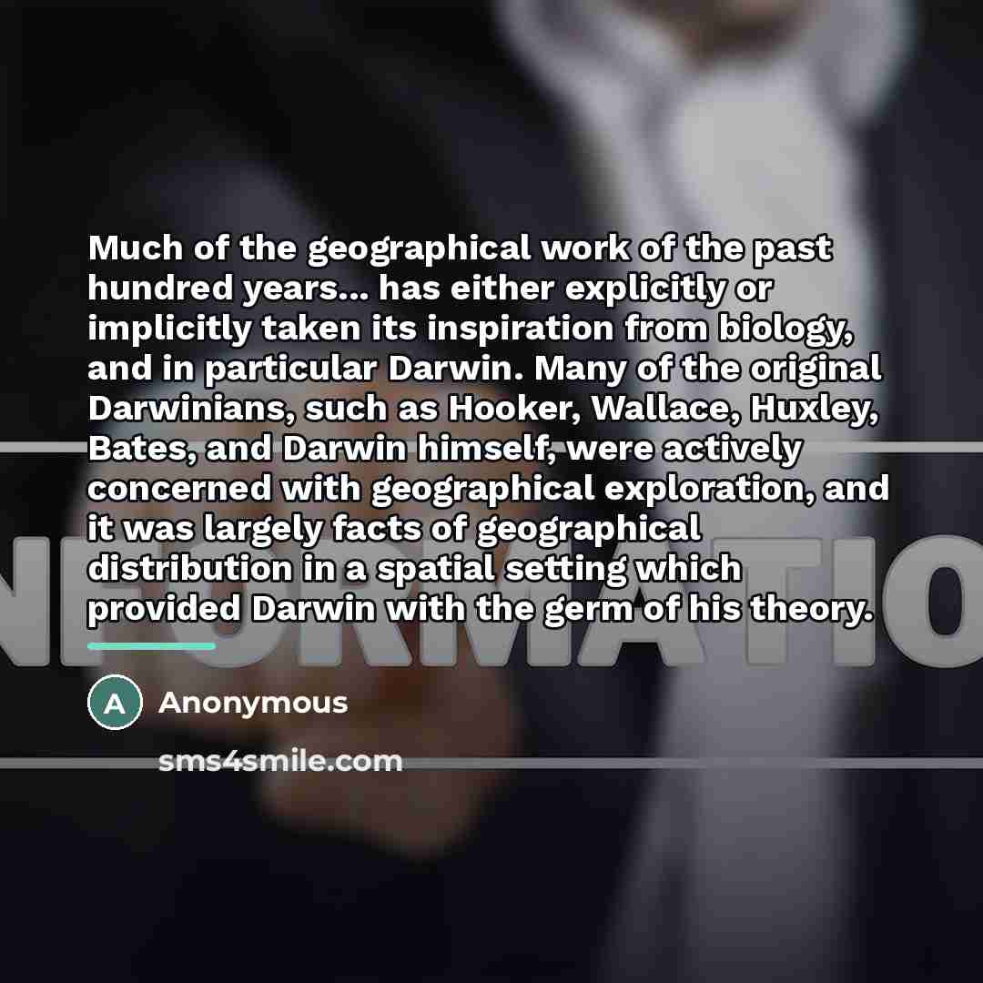 “Much of the geographical work of the past hundred years...…” quote by David Stoddart
