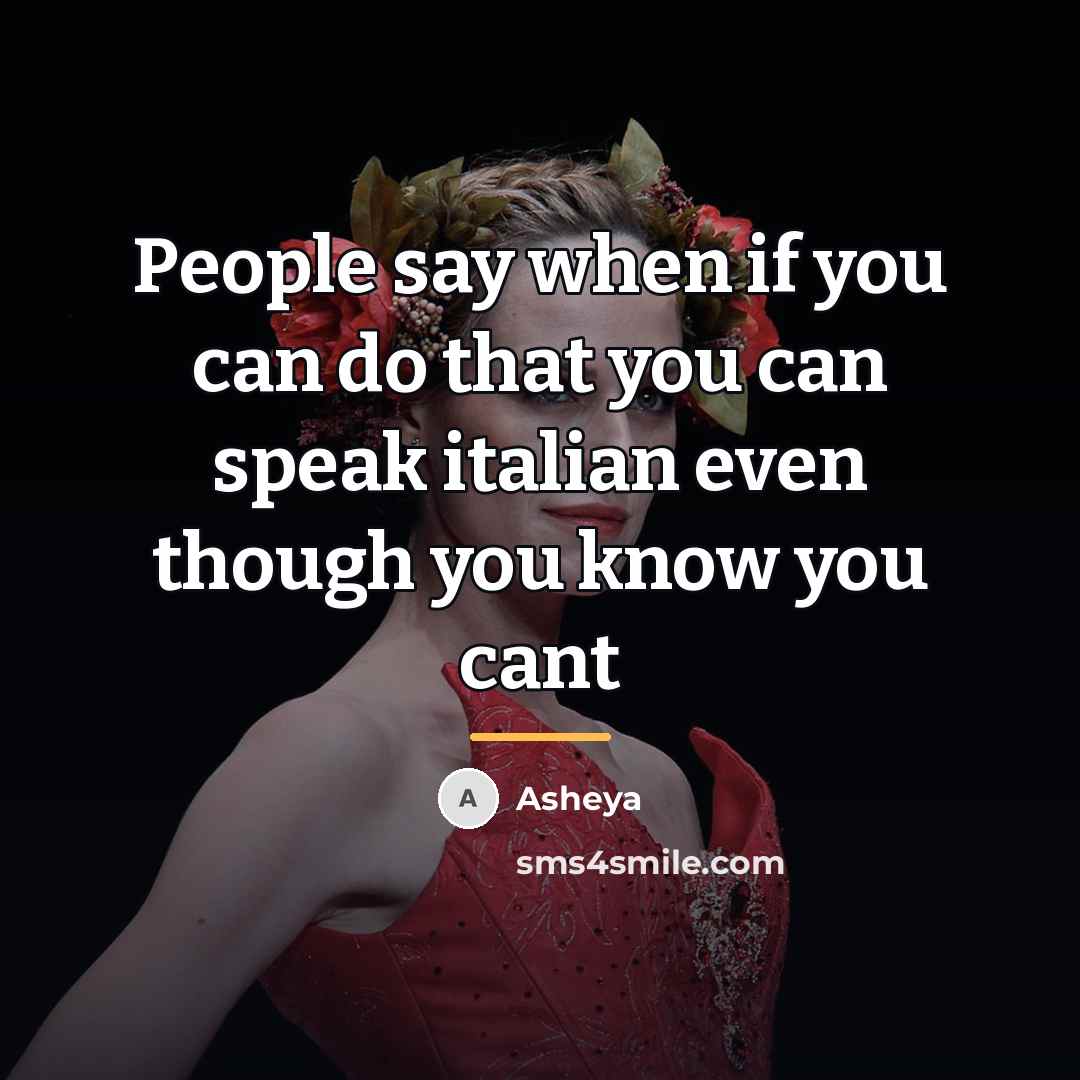 “People say when if you can do that you can…” quote by Asheya