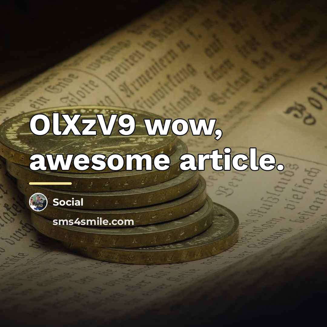 “OlXzV9 wow, awesome article.…” quote by Social